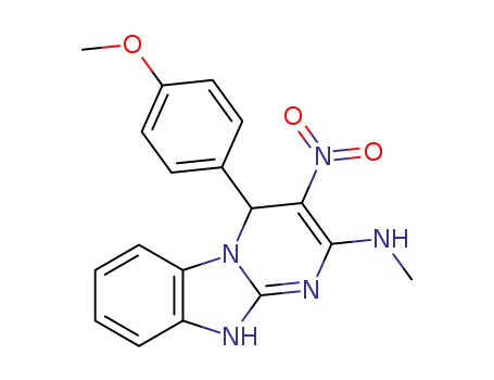 4-(4-methoxyphenyl)-N-methyl-3-nitro-4,10-dihydrobenzo[4,5]imidazo[1,2-a]pyrimidin-2-amine