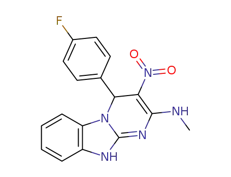 4-(4-fluorophenyl)-N-methyl-3-nitro-4,10-dihydrobenzo[4,5]imidazo[1,2-a]pyrimidin-2-amine