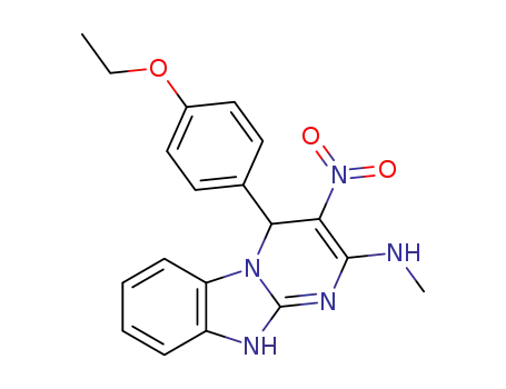 4-(4-ethoxyphenyl)-N-methyl-3-nitro-4,10-dihydrobenzo[4,5]imidazo[1,2-a]pyrimidin-2-amine