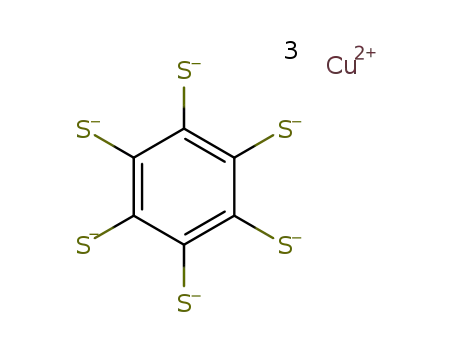 copper(II) benzenehexathiolate