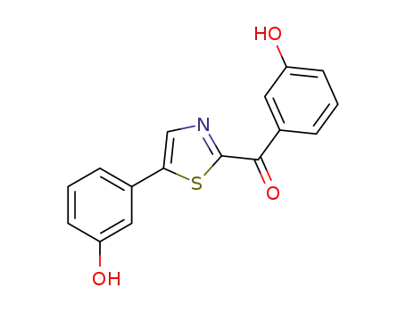 (3-hydroxyphenyl)(5-(3-hydroxyphenyl)thiazol-2-yl)methanone