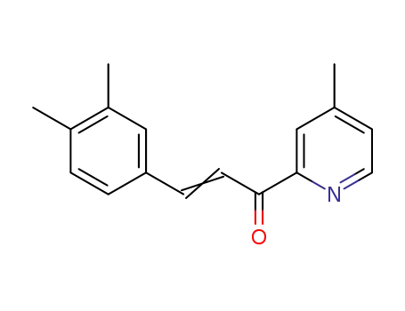 1-[2-(4-methyl)pyridyl]-3-(3,4-dimethylphenyl)propen-1-one