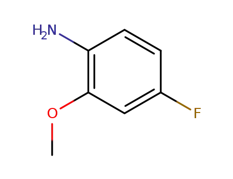 Molecular Structure of 450-91-9 (4-Fluoro-2-methoxyaniline)