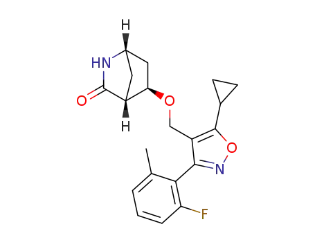 (1S,4R,5R)-5-[[5-cyclopropyl-3-(2-fluoro-6-methylphenyl)-1,2-oxazol-4-yl]methoxy]-2-azabicyclo[2.2.1]heptan-3-one