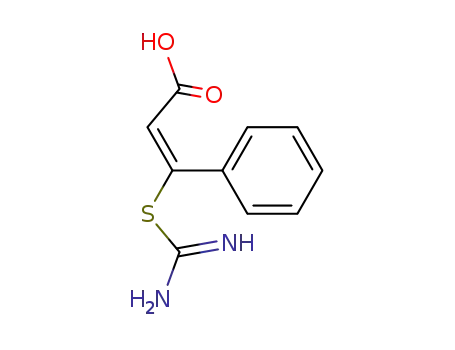 β-carbamimidoylmercapto-cinnamic acid