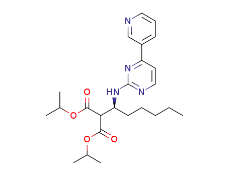 (+)-di-isopropyl 2-(1-((4-(pyridin-3-yl)pyrimidin-2-yl)amino)hexyl)malonate