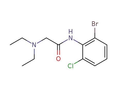 N,N-diethyl-glycine-(2-bromo-6-chloro-anilide)