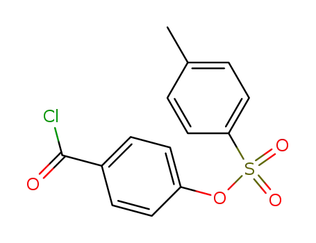 Molecular Structure of 64675-83-8 (Benzoyl chloride, 4-[[(4-methylphenyl)sulfonyl]oxy]-)