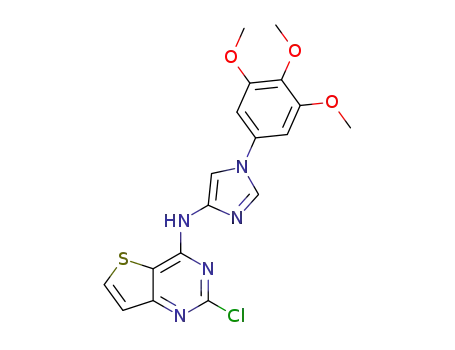 2-chloro-N-(1-(3,4,5-trimethoxyphenyl)-1H-imidazol-4-yl)thieno[3,2-d]pyrimidin-4-amine