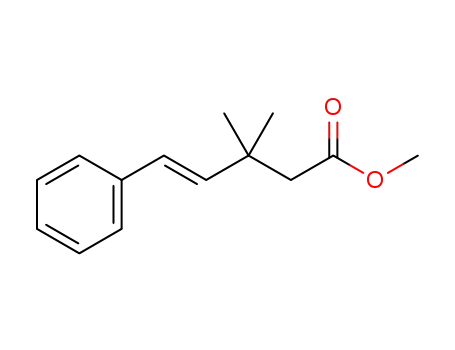 (E)-5-phenyl-3,3-dimethylpent-4-enoic acid methyl ester