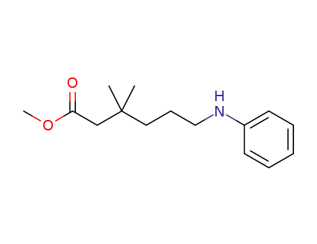methyl 3,3-dimethyl-6-(phenylamino)hexanoate
