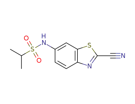 N-(2-cyanobenzo[d]thiazol-6-yl)propane-2-sulfonamide
