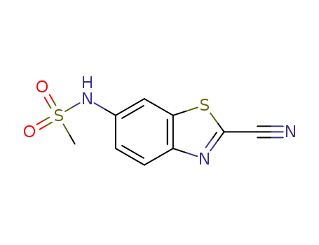 N-(2-cyanobenzo[d]thiazol-6-yl)methanesulfonamide