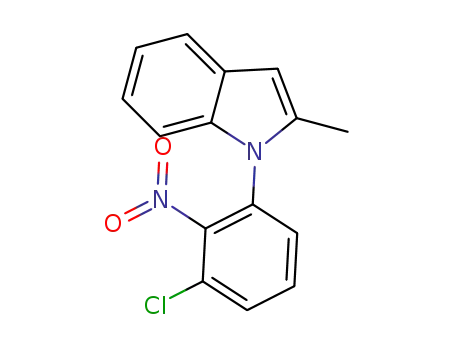 1-(3-chloro-2-nitrophenyl)-2-methyl-1H-indole