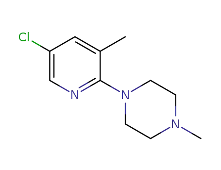 1-(5-chloro-3-methyl-2-pyridyl)-4-methylpiperazine