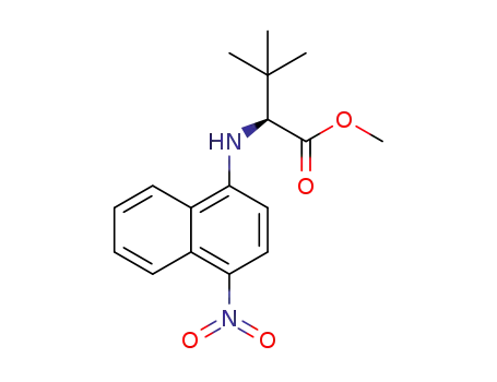 methyl (S)-3,3-dimethyl-2-((4-nitronaphthalen-1-yl)amino)butanoate
