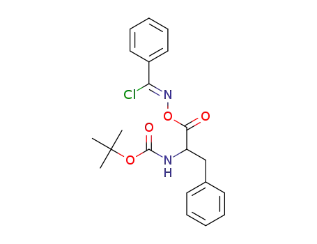 tert-butyl (Z)-(1-(((chloro(phenyl)methylene)amino)oxy)-1-oxo-3-phenylpropan-2-yl)carbamate