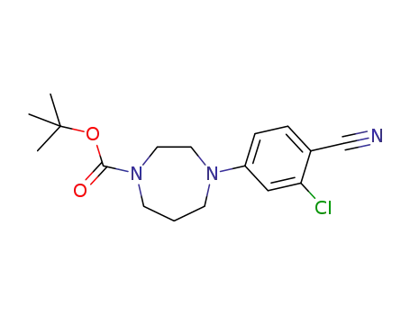 tert-butyl 4-(3-chloro-4-cyanophenyl)-1,4-diazepane-1-carboxylate
