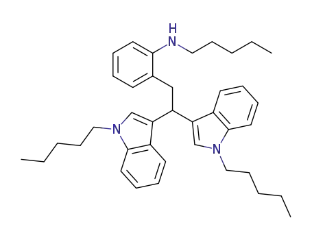 2-(2,2-bis[1-pentyl-1H-indol-3-yl]ethyl)-N-pentylaniline