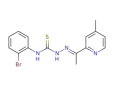 (E)-N-(2-bromophenyl)-2-(1-(4-methylpyridin-2-yl)ethylidene)hydrazine-1-carbothioamide