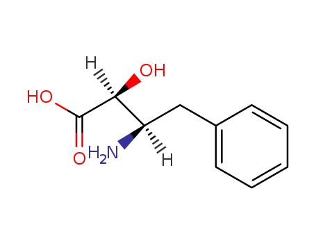 Molecular Structure of 59554-14-2 (3-AMINO-2-HYDROXY-4-PHENYLBUTYRIC ACID)