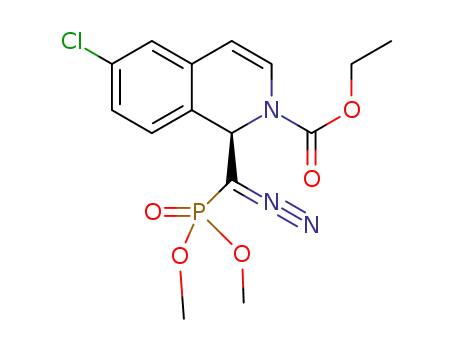ethyl (R)-6-chloro-1-(diazo(dimethoxyphosphoryl)methyl)isoquinoline-2(1H)-carboxylate