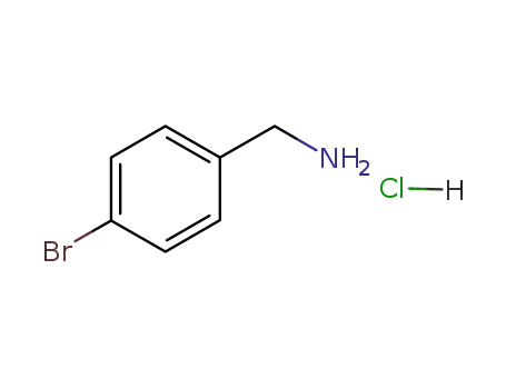 Molecular Structure of 26177-44-6 (4-Bromobenzylamine hydrochloride)