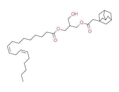 3-(2-((3r,5r,7r)-adamantan-1-yl)acetoxy)-2-(hydroxymethyl)propyl (9Z,12Z)-octadeca-9,12-dienoate