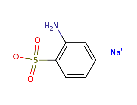 Molecular Structure of 13846-13-4 (Sodium o-aminobenzenesulfonate)