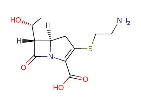 Molecular Structure of 59995-64-1 (Thienamycin)