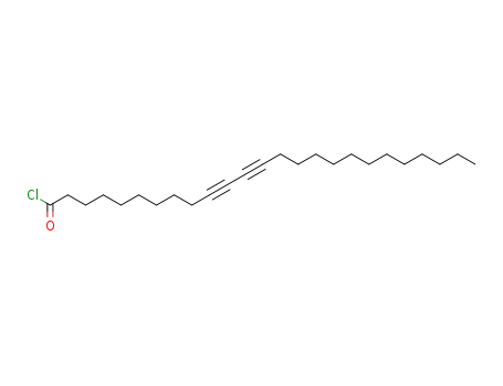 Molecular Structure of 128937-83-7 (10,12-Pentacosadiynoyl chloride)