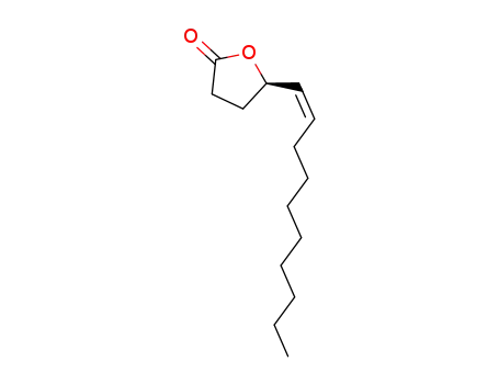 Molecular Structure of 64726-91-6 ((R,Z)-5-(1-decenyl)dihydrofuran-2(3H)-one)