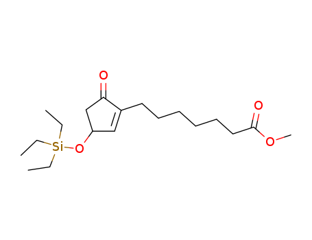 1-CYCLOPENTENE-1-HEPTANOIC ACID, 5-OXO-3-[(TRIETHYLSILYL)OXY]-, METHYLESTER