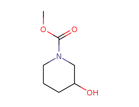 Molecular Structure of 80613-04-3 (methyl 3-hydroxypiperidine-1-carboxylate)
