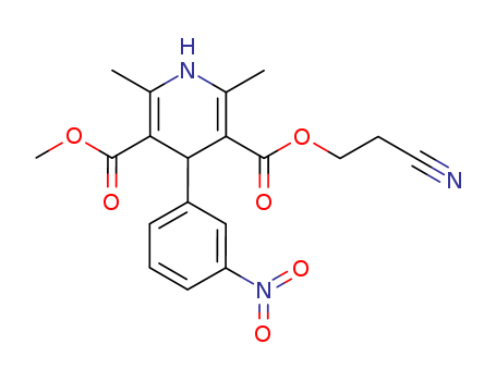 1,4-Dihydro-2,6-dimethyl-4-(3-nitrophenyl)-3,5-pyridinedicarboxylic Acid 3-(2-Cyanoethyl) 5-Methyl Ester