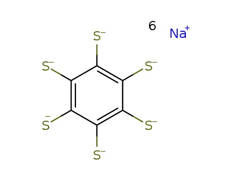 Molecular Structure of 110431-65-7 (HEXA-SODIUM-BENZENE-HEXATHIOLATE)