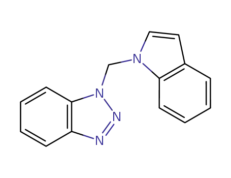 1-(1H-benzotriazol-1-yl-methyl)-1H-indole