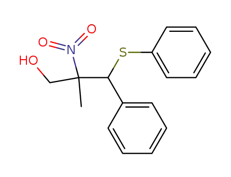 2-Methyl-2-nitro-3-phenyl-3-phenylsulfanyl-propan-1-ol