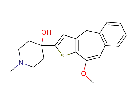 10-methoxy-2-(1-methyl-4-hydroxy-4-piperidyl)-4H-benzo<4,5>cyclohepta<1,2-b>thiophene