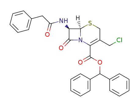 (6R,7R)-benzhydryl 3-(chloromethyl)-8-oxo-7-(2-phenylacetamido)-5-thia-1-azabicyclo[4.2.0]oct-2-ene-2-carboxylate