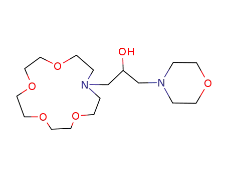 13-/2-hydroxy-3-(morpholino)propyl/-1,4,7,10-tetraoxa-13-azacyclopentadecane