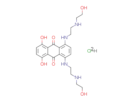 1,4-Dihydroxy-5,8-bis[2-(2-hydroxyethylamino)ethylamino]anthracene-9,10-dione hydrochloride