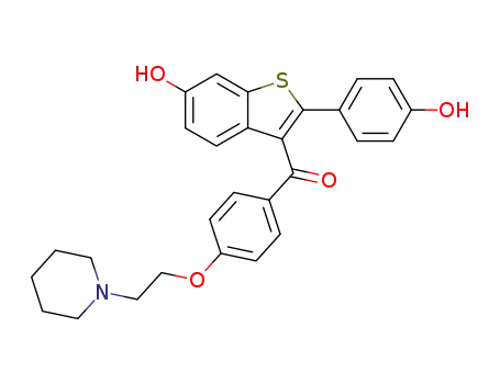 Molecular Structure of 84449-90-1 (Raloxifene)