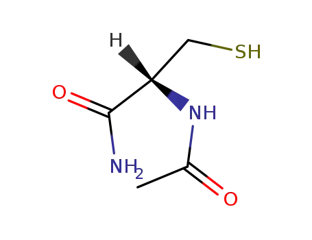 Molecular Structure of 38520-57-9 (N-Acetylcysteine amide)