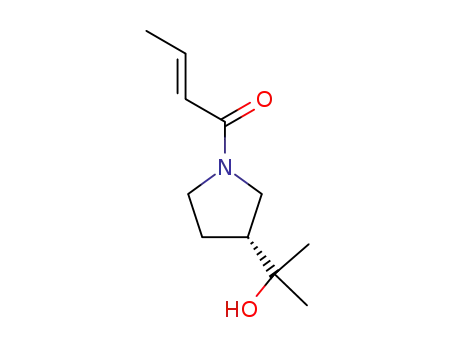 (S)-1-crotonoyl-2-(1-hydroxy-1-methylethyl)pyrrolidine