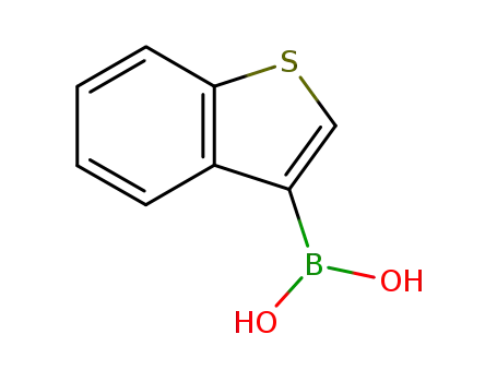 Molecular Structure of 113893-08-6 (Benzothiophene-3-boronic acid)