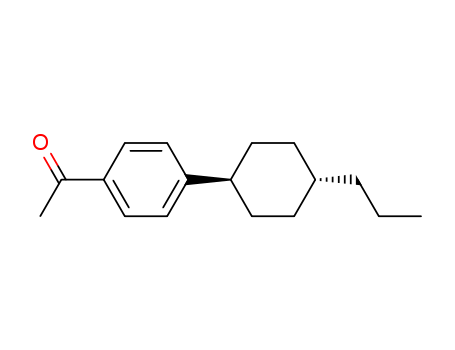 78531-61-0,4'-(TRANS-4-N-PROPYLCYCLOHEXYL)ACETOPHENONE,Ethanone,1-[4-(4-propylcyclohexyl)phenyl]-, trans-;p-(trans-4-Propylcyclohexyl)acetophenone