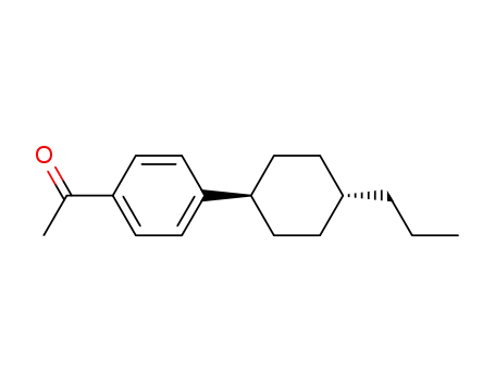 Molecular Structure of 78531-61-0 (4'-(TRANS-4-N-PROPYLCYCLOHEXYL)ACETOPHENONE)