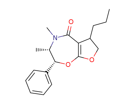 (2R,3S)-3,4-Dimethyl-2-phenyl-6-propyl-3,4,6,7-tetrahydro-2H-furo[3,2-f][1,4]oxazepin-5-one
