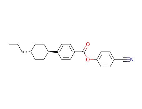 Molecular Structure of 81930-17-8 (p-cyanophenyl trans-p-(4-propylcyclohexyl)benzoate)